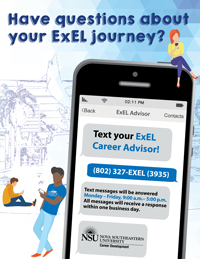 Text your ExEL Career Advisor