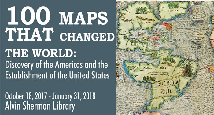 100 Maps that changed the world exhibit