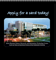 Apply for a Library card