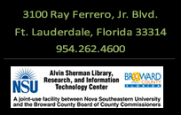 3100 Ray Ferrero, Jr. Blvd. Ft. Lauderdale, FL 33314