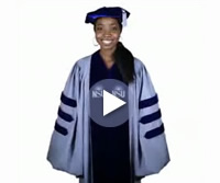 Screenshot: NSU Doctoral and Juris Doctorate Hooding Video