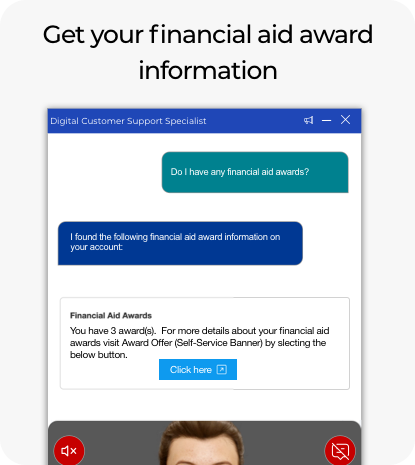 Get your financial aid award information