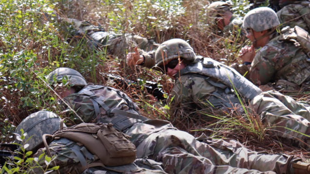 rotc military at summer training