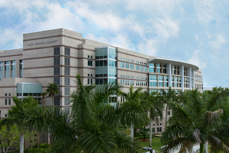 DeSantis building side top view