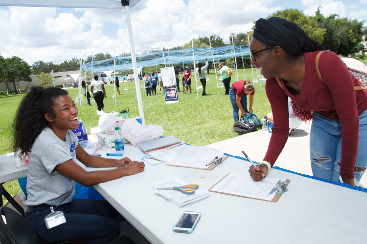 Outdoor events with students