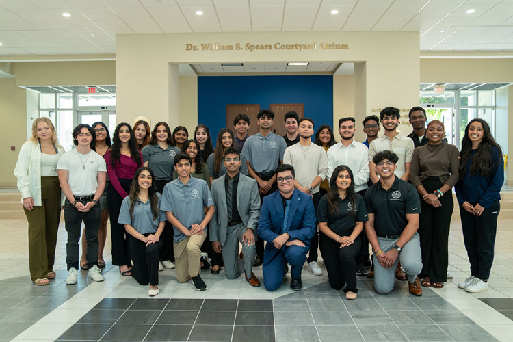 Undergraduate students sga group photo