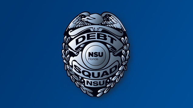 NSU debt squad logo