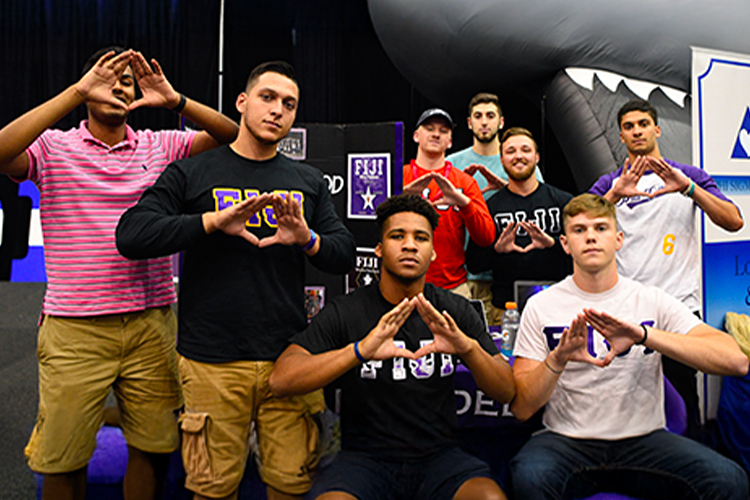 Group of Phi Gamma Delta members