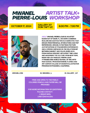Mwanel Pierre Louis workshop flyer