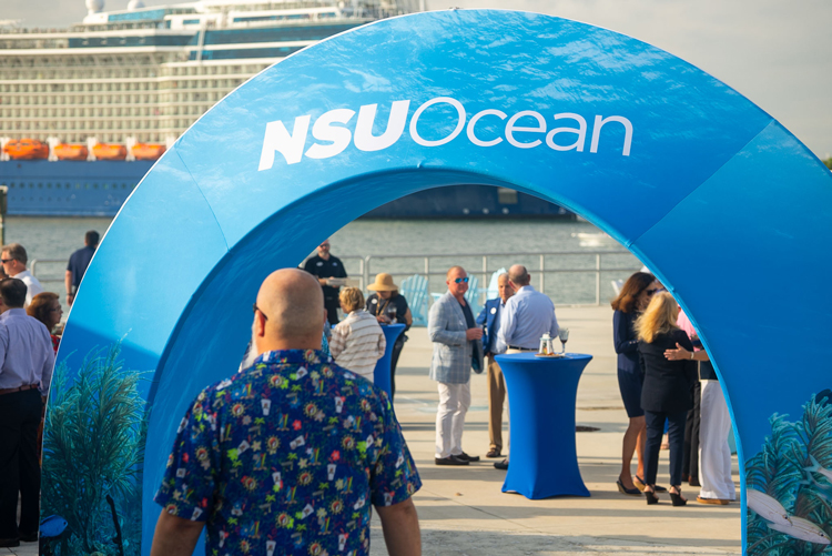 NSU ocean Halmos outdoor event