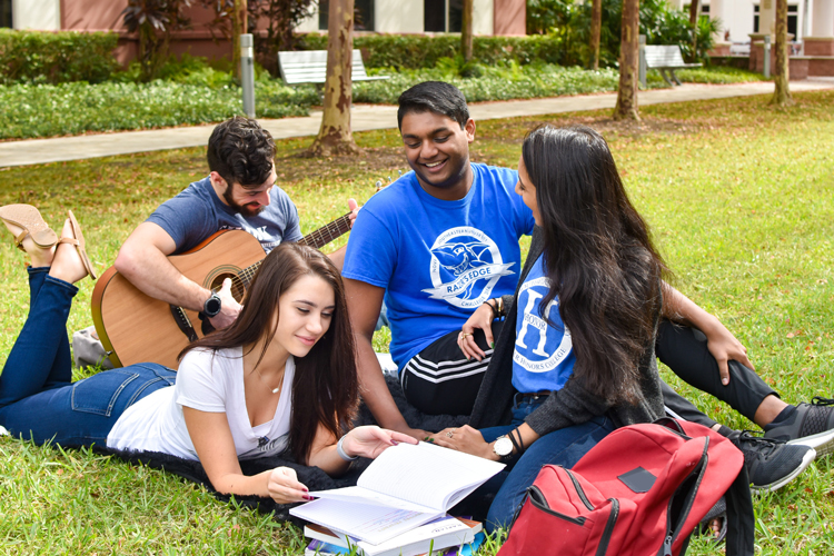 Honors College students socialize and connect with each other.