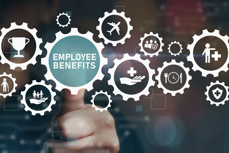 Employee benefits icons