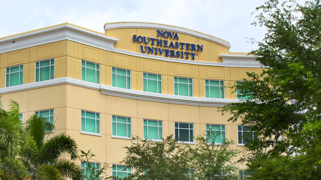 Miami Kendall campus building trees and sky
