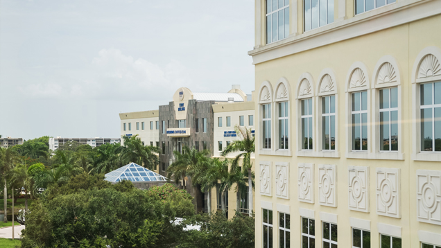 Research building view