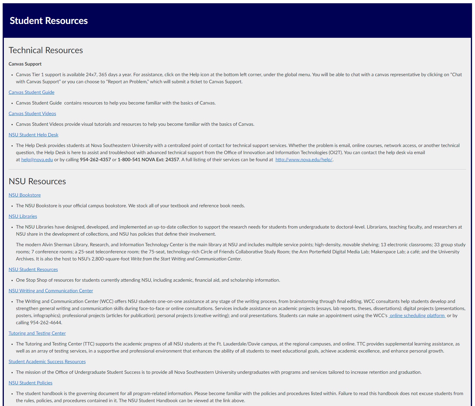 Resources