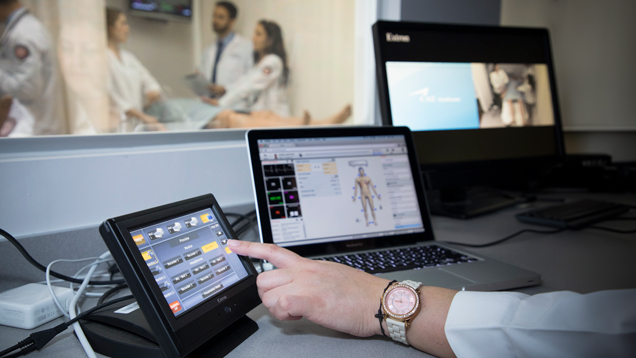 MD simulation lab room closeup
