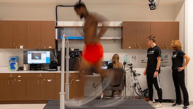 man on treadmill