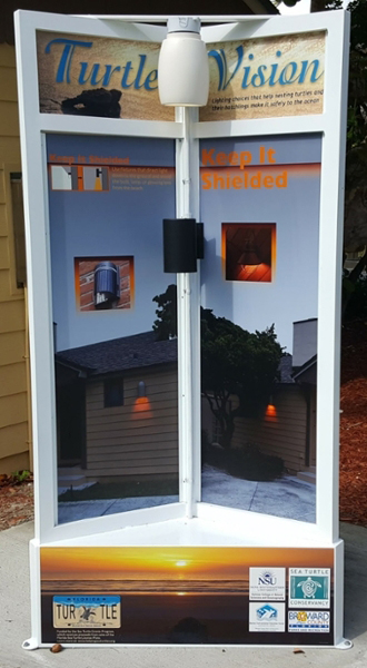 Triangle vision information post