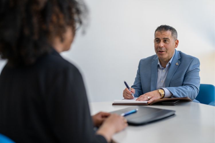 student-interviewing