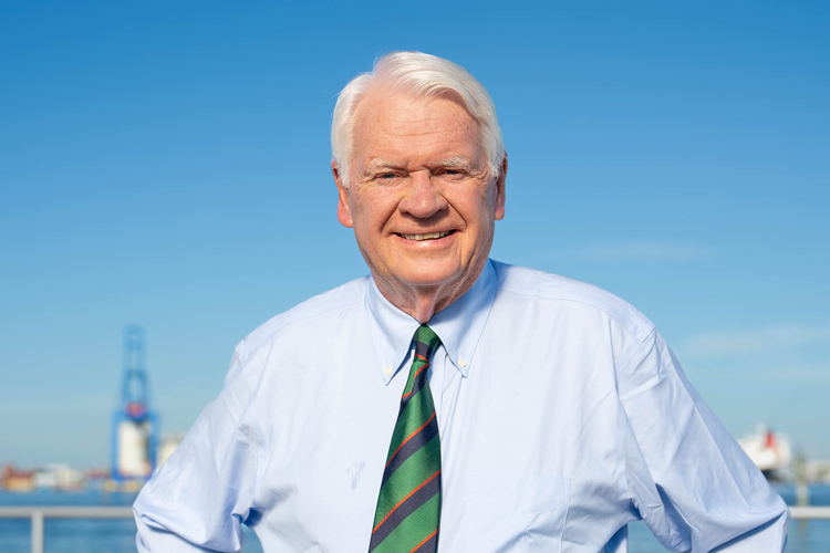 Dr Moon outdoor of Port Everglades portrait