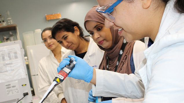 Group of researchers in a lab.
