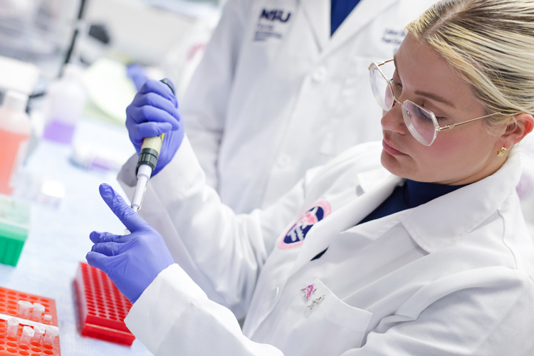 Women at NSU research lab
