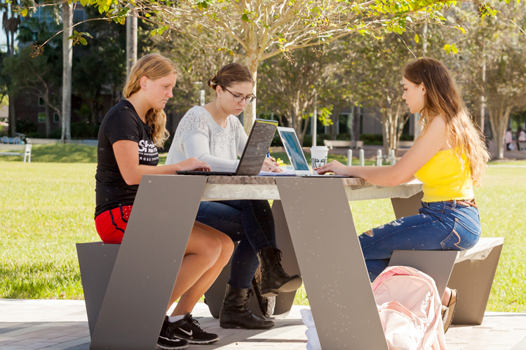 Transfer students using computers