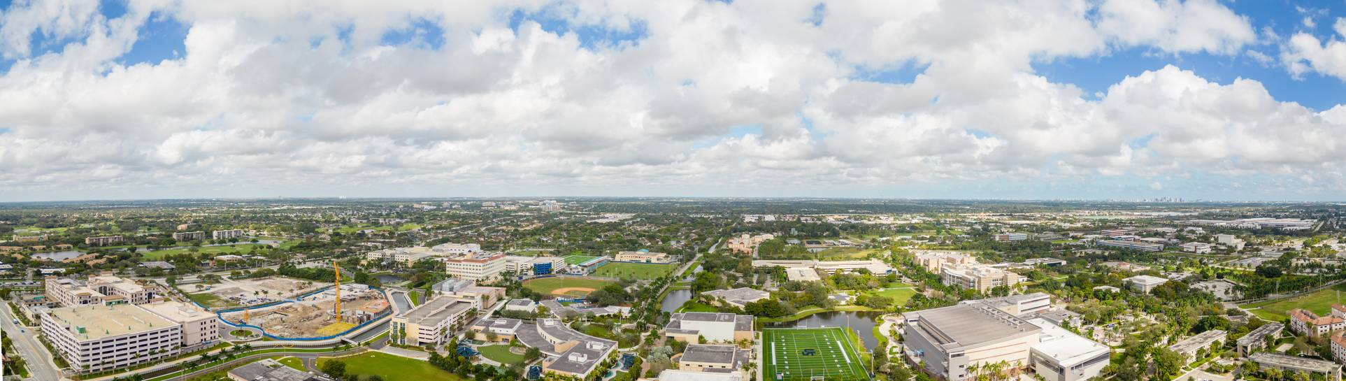nova southeastern university aerial panorama