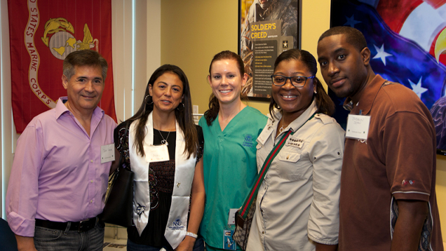 Group of people in an office