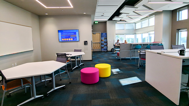 Main studio space interior