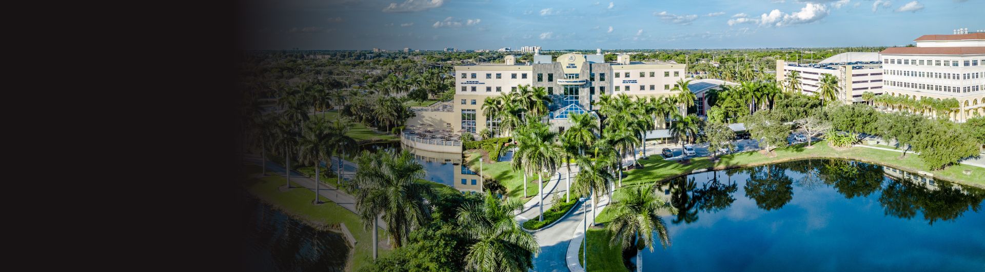 aerial view of campus