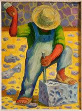 Stone Worker by Diego Rivera