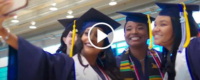 Commencement Video Play Button
