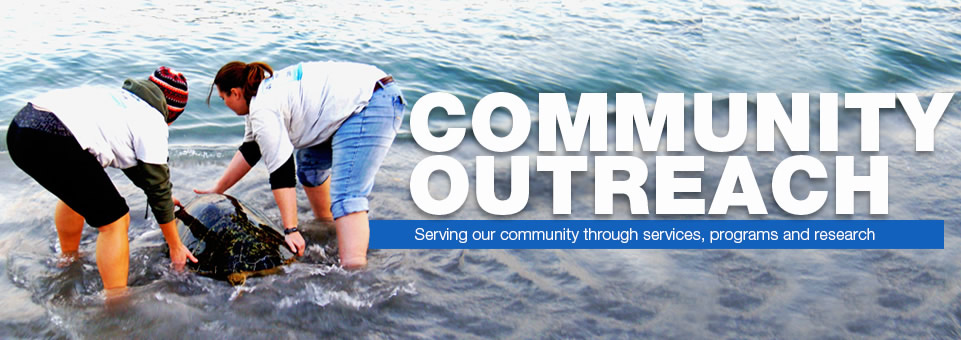 Community Outreach...Serving our community through services, programs and research