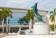 Shark Fountain at the Don Taft University Center