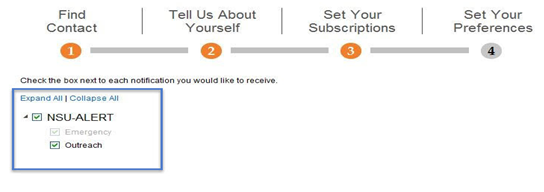 Set subscriptions.