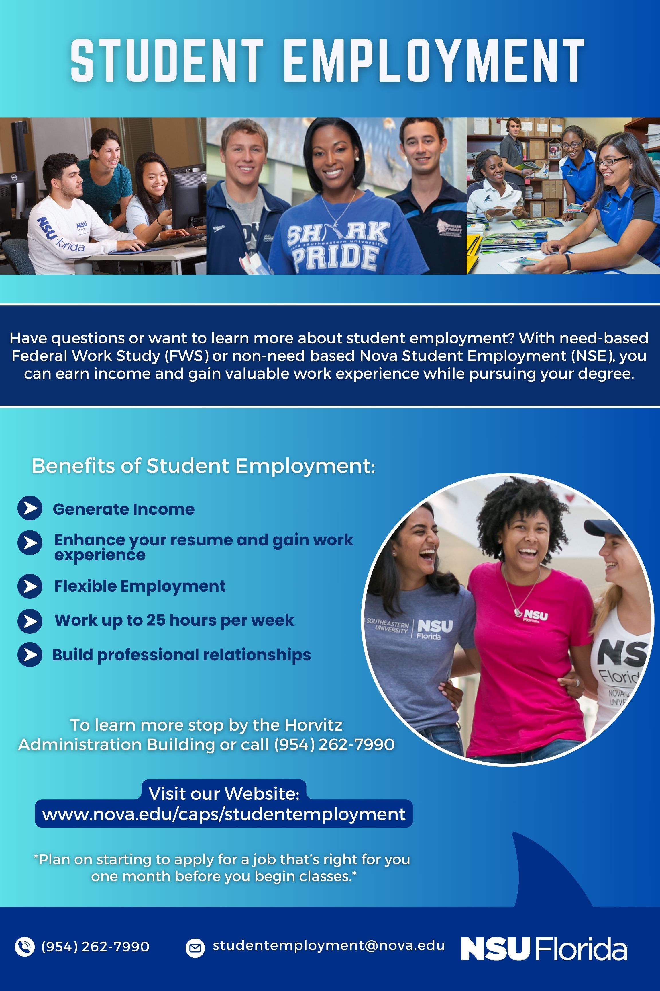 Student Employment | Nova Southeastern University