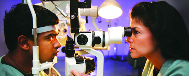 Continuing education optometric students