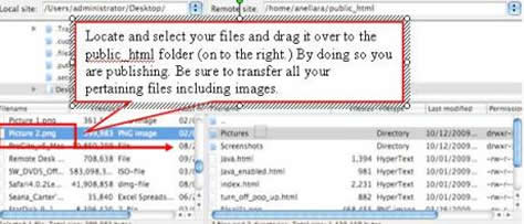 Filezilla screenshot