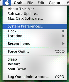 Mac OS X System Preferences screen