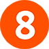 icon of the number eight