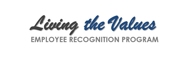 Living the Values Employee Recognition