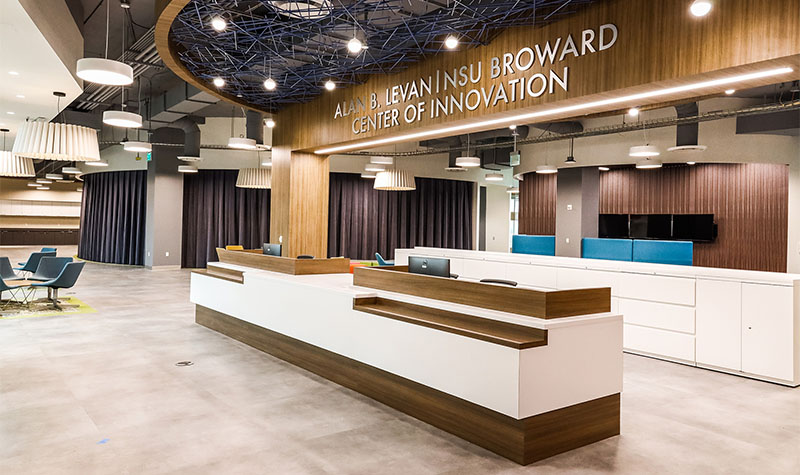 Levan Center of Innovation front desk