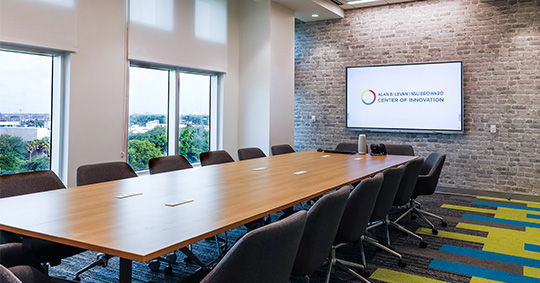 Photo of a conference room