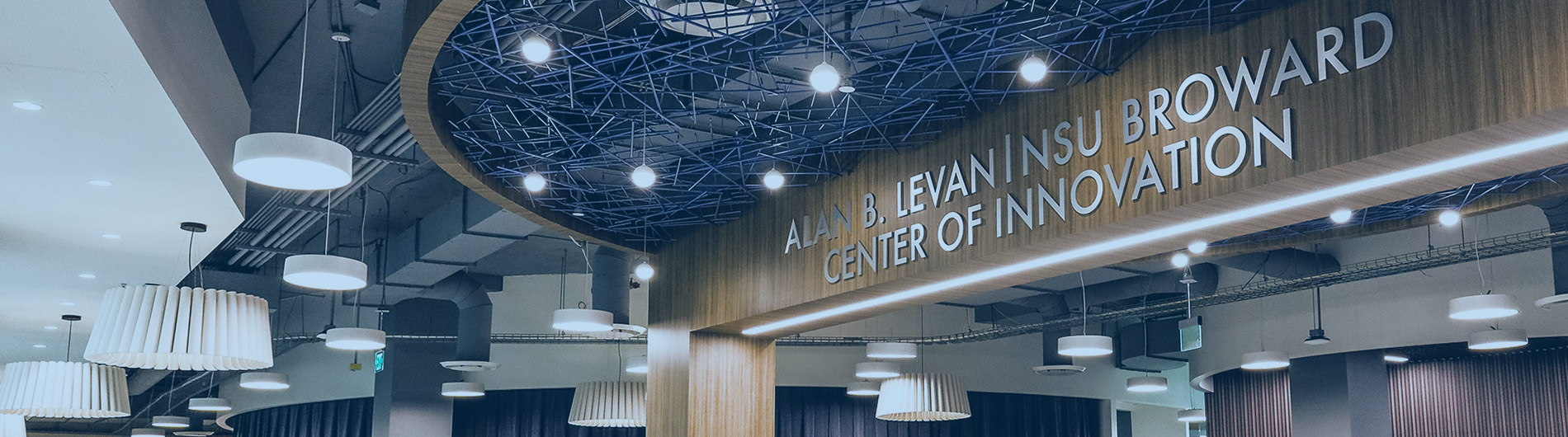 An image of the Levan Center lobby