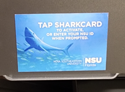 Scan your Shark ID card