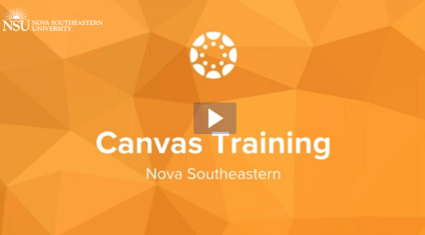 Canvas Training Video
