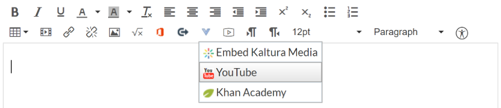 Embed YouTube Video in Canvas