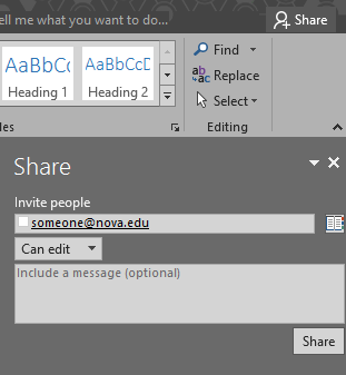 Share files in Office