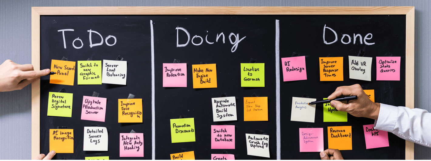 Agile Transformation Office - chalkboard - sprint backlog